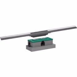Les caractéristiques du caniveau de douche HANSGROHE RainDrain Flex 90 cm : Comprenant: grille avec protection amovible, Dryp ...