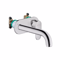 Batinea vous présente son mitigeur de lavabo encastré mural Hansgrohe Vernis Blend au meilleur prix ! Equipé d'une bonde à éc ...