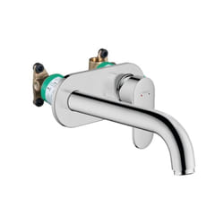 Mitigeur mural lavabo Hansgrohe Vernis Blend, chromé + Corps encastré
