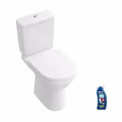 Inclus dans le pack WC Cuvette WC sol O Novo Villeroy et Boch Abattant WC frein de chute et système QuickRelease Réservoir av ...