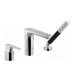 Jacob Delafon - Robinet bain Aleo+ 3 trous + Nettoyant briochin