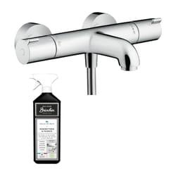 Mitigeur bain douche thermostatique Hansgrohe Ecostat 1001 cl chromé + nettoyant Briochin