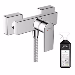 Consommation réduite d'eau : mitigeur de douche, montage apparent, de hansgrohe avec deux débits de flux Avec son design dist ...