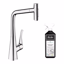 Les avantages du robinet de cuisine avec douchette HANSGROHE Metris Select M71 320 2 jets chromé : Mitigeur intelligent Douch ...