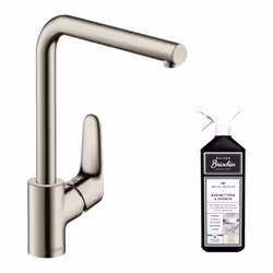 Les avantages du mitigeur de cuisine Focus M41 280 au bec orientable de hansgrohe Qualité et ergonomie dans la cuisine jusque ...