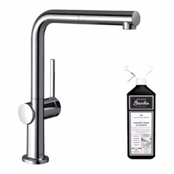 Robinet de cuisine avec douchette Talis M54 270 sBox chromé + nettoyant Briochin