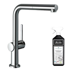 Robinet de cuisine avec douchette Talis M54 270 sBox chromé + nettoyant Briochin