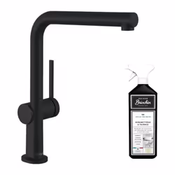 Robinet de cuisine Talis M54 270 noir mat + nettoyant Briochin
