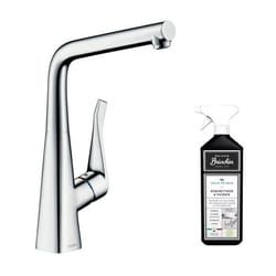 Robinet de cuisine avec douchette Metris M71 220 2 jets chromé + nettoyant Briochin