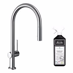 Les avantages du mitigeur cuisine HANSGROHE Talis M54 210 douchette extractible 2 jets sBox chromé Fonctions pratiques Son be ...