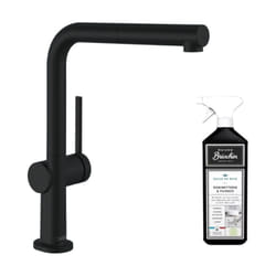 Robinet de cuisine avec douchette Hansgrohe Talis M54 270 noir mat + nettoyant Briochin