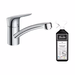 Robinet de cuisine Logis M31 120 chromé + nettoyant Briochin