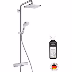 - comprenant : douche de tête, douchette, thermostatique de douche, flexible de douche, curseur, barre de douche - douche de  ...