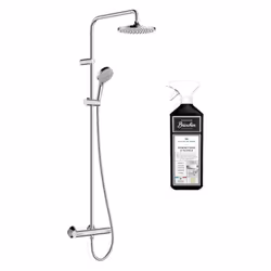 Avantages de la colonne de douche thermostatique Hansgrohe Vernis Blend 200 Technologie EcoSmart Hansgrohe : jusqu'à 40% d'éc ...