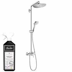 Colonne de douche mécanique Croma Select S + nettoyant Briochin
