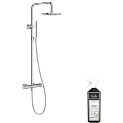 Colonne de douche thermostatique Jacob Delafon Toobi + nettoyant Briochin
