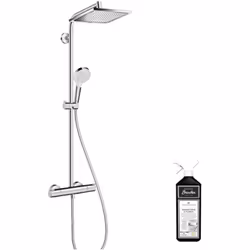 Description générale La colonne de douche 1 jet chromé Crometta E 240 Hansgrohe offre une expérience de douche moderne et agr ...