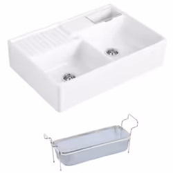 Caractéristiques de l'évier timbre d'office Tradition Villeroy et Boch Evier Tradition (2 cuves) Matériau : céramique Dimensi ...