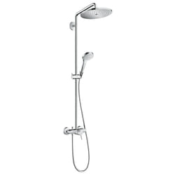 Colonne de douche mécanique Croma Select S 280 chromé + tablette AddStoris