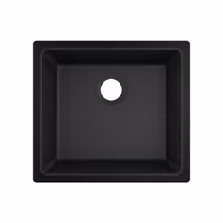 Les avantages de l'évier un bac noir graphite HANSGROHE : Un large bac 40x45 cm. Bac profond. Facile d'entretien. Moderne et  ...