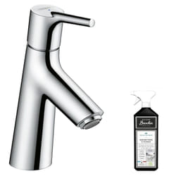 Mitigeur lave-mains Hansgrohe 80 sans tirette ni vidage chrome + nettoyant Briochin