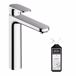 Les avantages de votre robinet lavabo Vernis Blend Matériau : son laiton et ses finitions chromées rend le robinet brillant e ...