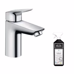 Les avantages de votre robinet de lavabo Logis Finitions : d'un chrome éclatant pour un nettoyage facile et rapide de votre r ...