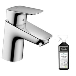 Mitigeur lavabo HANSGROHE70 bas débit 3,5 l/min chrome + nettoyant Briochin