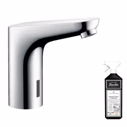 Mitigeur lavabo infrarouge Focus chrome + nettoyant Briochin