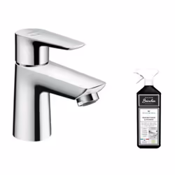 Mitigeur de lavabo grand confort - avec CoolStart Le mitigeur de lavabo Talis E 80 CoolStart sans garniture de vidage à tiret ...