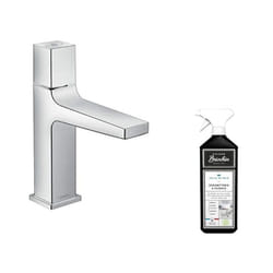 Mitigeur lavabo Hansgrohe Metropol 110 Select chrome + nettoyant Briochin