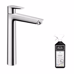 Mitigeur lavabo haut Talis E 240 - Taille L + nettoyant Briochin
