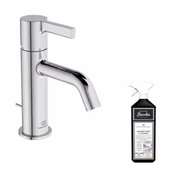 Faites le choix pour votre salle de bains, du robinet lavabo Ideal Standard Joy. Doté d'un système de vidage par tirette, il  ...