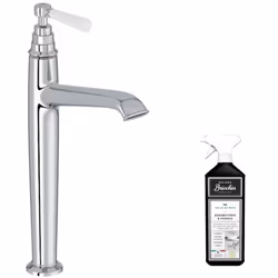 Le mitigeur lavabo haut Jacob Delafon Cleo est disponible avec finition chromée ou or beige pour s'adapter aux besoins de cha ...