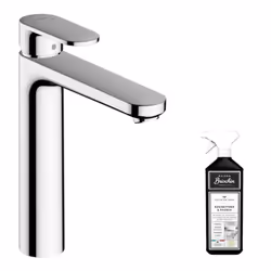 Les avantages du mitigeur lavabo HANSGROHE Vernis blend 190 sans tirette ni vidage chromé : Mitigeur élégant et moderne Techn ...