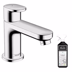 Mitigeur lave-mains  70 sans tirette ni vidage chrome + nettoyant Briochin