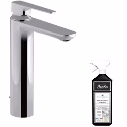 Optez pour le robinet lavabo haut Jacob Delafon Aleo+. Ce mitigeur vasque à poser est disponible en deux modèles avec tirette ...