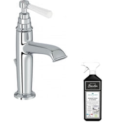 Mitigeur lavabo Cléo 1889 chrome + nettoyant Briochin