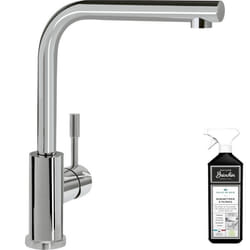 Robinet cuisine  Modern Steel acier massif poli + nettoyant