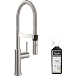 Robinet cuisine villeroy et boch Steel expert 2.0 acier massif + nettoyant