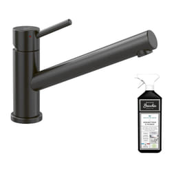 Robinet cuisine rabattable villeroy et boch Como window acier massif + nettoyant