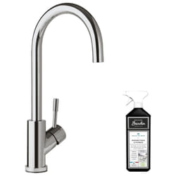 Robinet cuisine villeroy et boch Umbrella acier massif poli + nettoyant