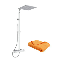 Colonne de douche thermostatique Ideal Standard Ceratherm C100 + microfibre
