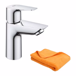 Avantages du mitigeur lavabo Monotrou sur plage Levier de commande métallique GROHE Longlife cartouche en céramique 28 mm ave ...