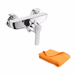 Avantages du mitigeur douche mécanique GROHE Quickfix Get : Montage mural apparent Levier de commande métallique GROHE SilkMo ...
