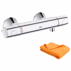 Mitigeur douche thermostatique Quickfix Precision Trend + microfibre