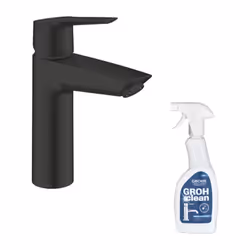 Les avantages du mitigeur lavabo GROHE Start ouverture eau froide noir M : Ouverture centrale sur le froid GROHE Économie d'e ...