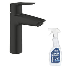 Mitigeur lavabo Start noir M + nettoyant GrohClean