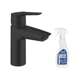 Mitigeur lavabo Start noir S + nettoyant GrohClean