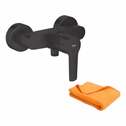 Les avantages du mitigeur douche mécanique GROHE Start noir + microfibre : Design et moderne avec sa couleur noir mat GROHE S ...
